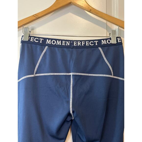 Perfect Moment Navy Polartec Wool Ski Leggings Size Large - Picture 10 of 12